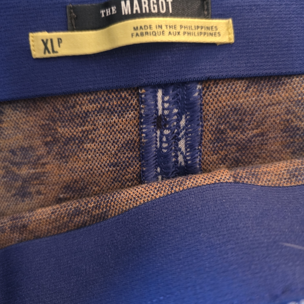 Maeve Blue Floral Boot-Cut Pants - Picture 2 of 4